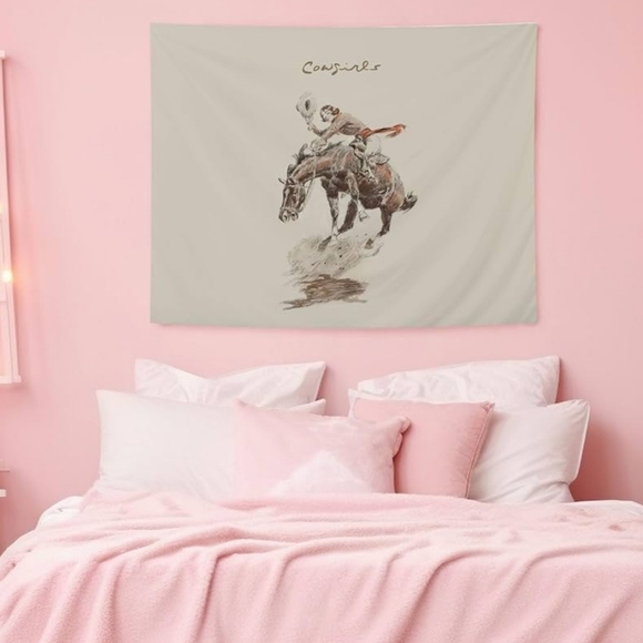 Other - NEW! Large Cowgirl Wall Tapestry